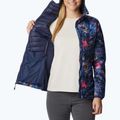 Columbia Powder Pass Dámska hybridná bunda s kapucňou navy blue 1773211471 5