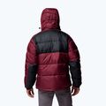 Pánska zateplená bunda Columbia Pike Lake II Hooded rich wine/black 3