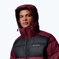 Pánska zateplená bunda Columbia Pike Lake II Hooded rich wine/black 6