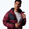 Pánska zateplená bunda Columbia Pike Lake II Hooded rich wine/black 8