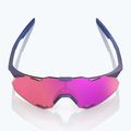 Slnečné okuliare 100% Hypercraft XS satin storm metallic/purple mirror 3