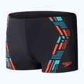 Pánske plavecké šortky Speedo Tech Print black/orange 10
