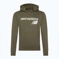Pánska mikina New Balance Core Fleece Hoodie dark moss 5