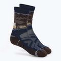 Ponožky Smartwool Hike Light Cushion Mid Crew gaštanové