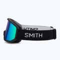 Lyžiarske okuliare Smith Transfer black/green sol-x mirror 4
