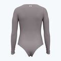 Dámske body Under Armour Vanish Leotard Tetra Gray/White 2
