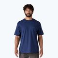 Pánske  tričko Patagonia Boardshort Logo Pocket Responsibili clement blue