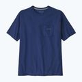 Pánske  tričko Patagonia Boardshort Logo Pocket Responsibili clement blue 4