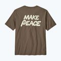 Pánske  tričko Patagonia Balance Organic peace seeds / marlow brown 2