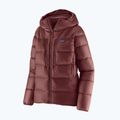 Dámska páperová bunda Patagonia Fitz Roy Down Hoody dark ruby w / sizzle red