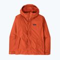 Pánska nepremokavá bunda Patagonia Outdoor Everyday Rain coal orange 6