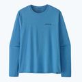 Pánske tričko longsleeve Patagonia Capilene Cool Daily - Boardshort Logo shore blue/light shore blue x-dye 6