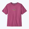 Pánske tričko Patagonia '95 Oval Logo faded magenta