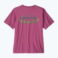 Pánske tričko Patagonia '95 Oval Logo faded magenta 2