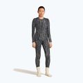 Dámsky trekkingový longsleeve Icebreaker Merino 260 Tech Vertex Crewe Delta Lines AOP black/snow/j 2
