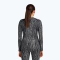 Dámsky trekkingový longsleeve Icebreaker Merino 260 Tech Vertex Crewe Delta Lines AOP black/snow/j 3