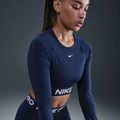 Dámsky tréningový top longsleeve Nike Pro 365 Dri-Fit midnight navy/white 5