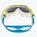 Detské plavecké okuliare arena The One Mirror Jr silver/soft green/blue cosmo 3