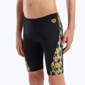 Detské plavky jammery arena Print Swim black/orange multi 4