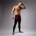 Pánske tréningové legíny Venum Tactical XT Spats black/burgundy/gold 2
