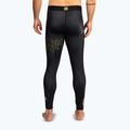 Pánske tréningové legíny Venum Serpenti Spats black/silver/gold 3
