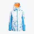 Dámska snowboardová bunda ROXY Chloe Kim azure blue clouds 7