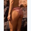 Spodný diel plaviek ROXY Printed Beach Classics Moderate cedar wood happy stripe 9