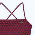 Dámske jednodielne plavky Lacoste MF7264 penumbra / alizarin / red 2