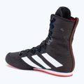 Boxerské topánky adidas Box Hog 4 core black/cloud white/pure ruby 3