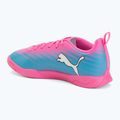 Detské kopačky  PUMA Ultra 6 Play It Jr poison pink/puma wht/sun stream/bright aqua/puma blk 3
