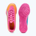 Detské kopačky  PUMA Ultra 6 Play It Jr poison pink/puma wht/sun stream/bright aqua/puma blk 11