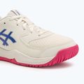 Detské tenisové topánky Asics Gel-Dedicate 8 GS Jr cream/dark cobalt 7