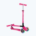 Detská trojkolesová kolobežka Globber Primo Foldable Lights fuchsia 5