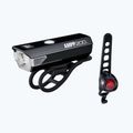 Sada bicyklových svetiel CatEye AMPP 200 HL-EL042RC / ORB TL-LD160 black