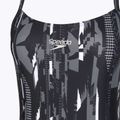 Dámske jednodielne plavky Speedo Allover Rippleback black 3