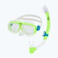Detská sada na šnorchlovanie Speedo Adventure green gecko/clear
