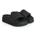 KARL LAGERFELD dámske žabky Condominium Nft Relief black rubber 2