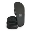 KARL LAGERFELD dámske žabky Condominium Nft Relief black rubber 5