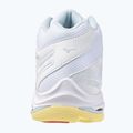 Dámske volejbalové topánky Mizuno Wave Voltage 2 Mid white/calypso coral/pale banana 10