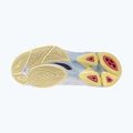 Dámske volejbalové topánky Mizuno Wave Voltage 2 Mid white/calypso coral/pale banana 11