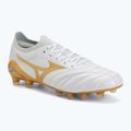 Kopačky Mizuno Morelia Neo IV Beta Japan FG white/mp gold/cool gray 3c