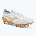 Futbalové kopačky Mizuno Morelia Neo IV Beta Elite Mix white/mp gold/cool gray 3c
