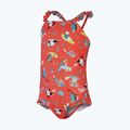 Speedo Detské jednodielne plavky Digital Frill Thinstrap Orange 8-1288115155 3