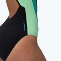 Dámske jednodielne plavky Speedo High Neck Splice Cross Back turquoise gem 7