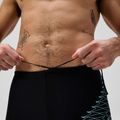 Pánske plavky boxerky Speedo Medley Logo Aquashort black/alfalfa green 6