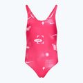 Detské jednodielne plavky Nike Hydrastrong Fastback rush pink