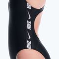 Dámske jednodielne plavky Nike Logo Tape Fastback black 5