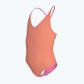 Detské jednodielne plavky Nike Ocean Bound Ripple Texture Lace Up pink glow 2