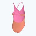 Detské jednodielne plavky Nike Ocean Bound Ripple Texture Lace Up pink glow 3