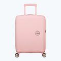 Cestovný kufor American Tourister Soundbox 41 l v pastelovo ružovej farbe